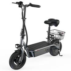 Elscooter iScooter F2 500W Motor 36V7.8Ah Batteri Maxhastighet 30km/h Maxräckvidd 30km M svart