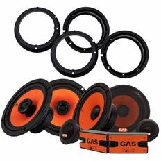 GAS MAD K2/X2 6.5" högtalarpaket, VW/Skoda/Seat 1997-2014