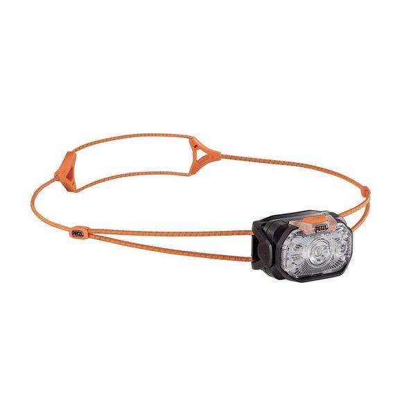 Pannlampa PETZL Swift LT - 380 lm / Laddbar, Svart / Orange