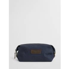 Gant GANT Blue Waxed Cotton Wash Bag