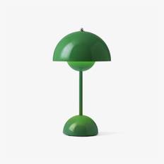 Andtradition Flowerpot VP9 Portable Bordslampa Signal Green