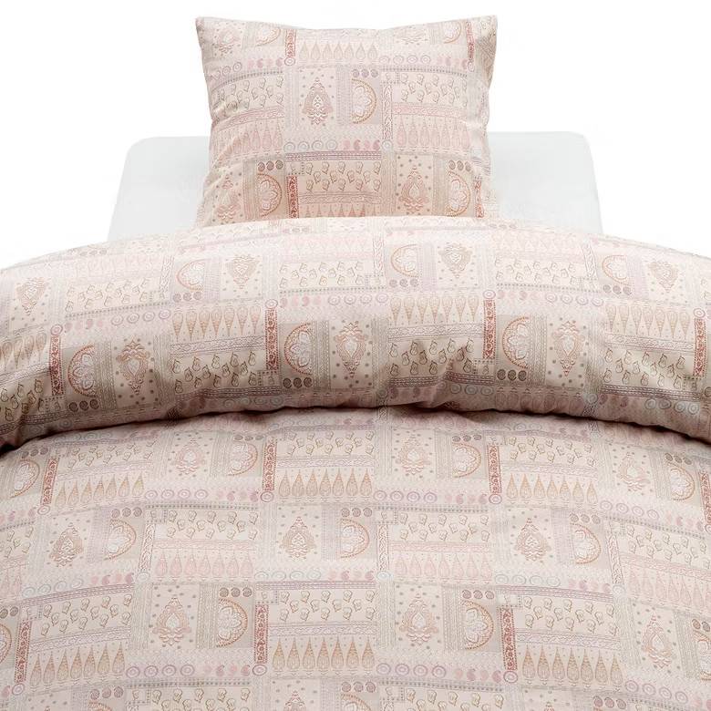 Bäddset Jasmine Peach Borganäs of Sweden Enkeltäcke 150x210