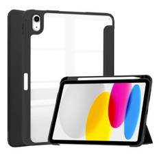 Casecentive Smart Case dreifach gefaltet mit Bleistifthalter iPad 10.9" (2022) transparent