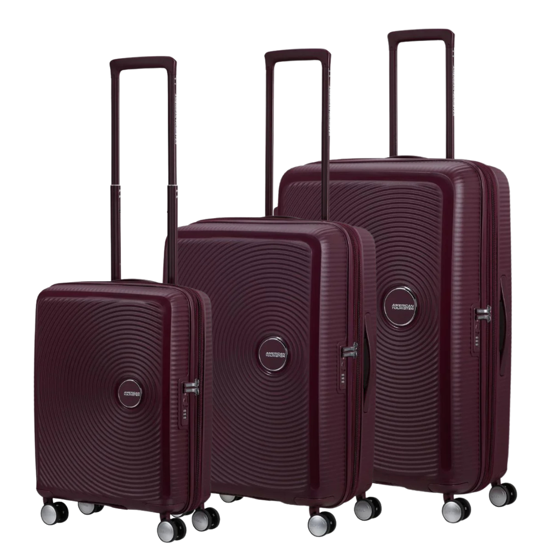 American Tourister Soundbox Resväskor 3-Pack, Wild Cherry