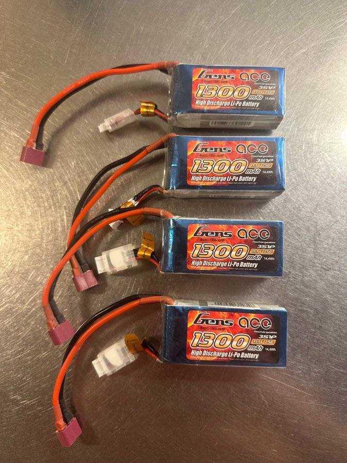 Gens ace 1300mAh LiPo-batterier