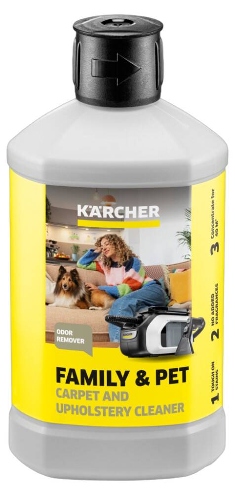 RENGÖRINGSMEDEL KÄRCHER TEXTILVÅRD FAMILY & PET 1L