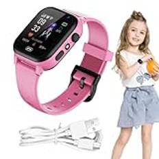 Kids Cell Phone Watch, Children's Smart Watch, GPS Watch for Kids, 4G Kids Phone Watch, Kids Smart Watch with Camera, Rechargeable Kids Watch, Phone Watch for Kids,