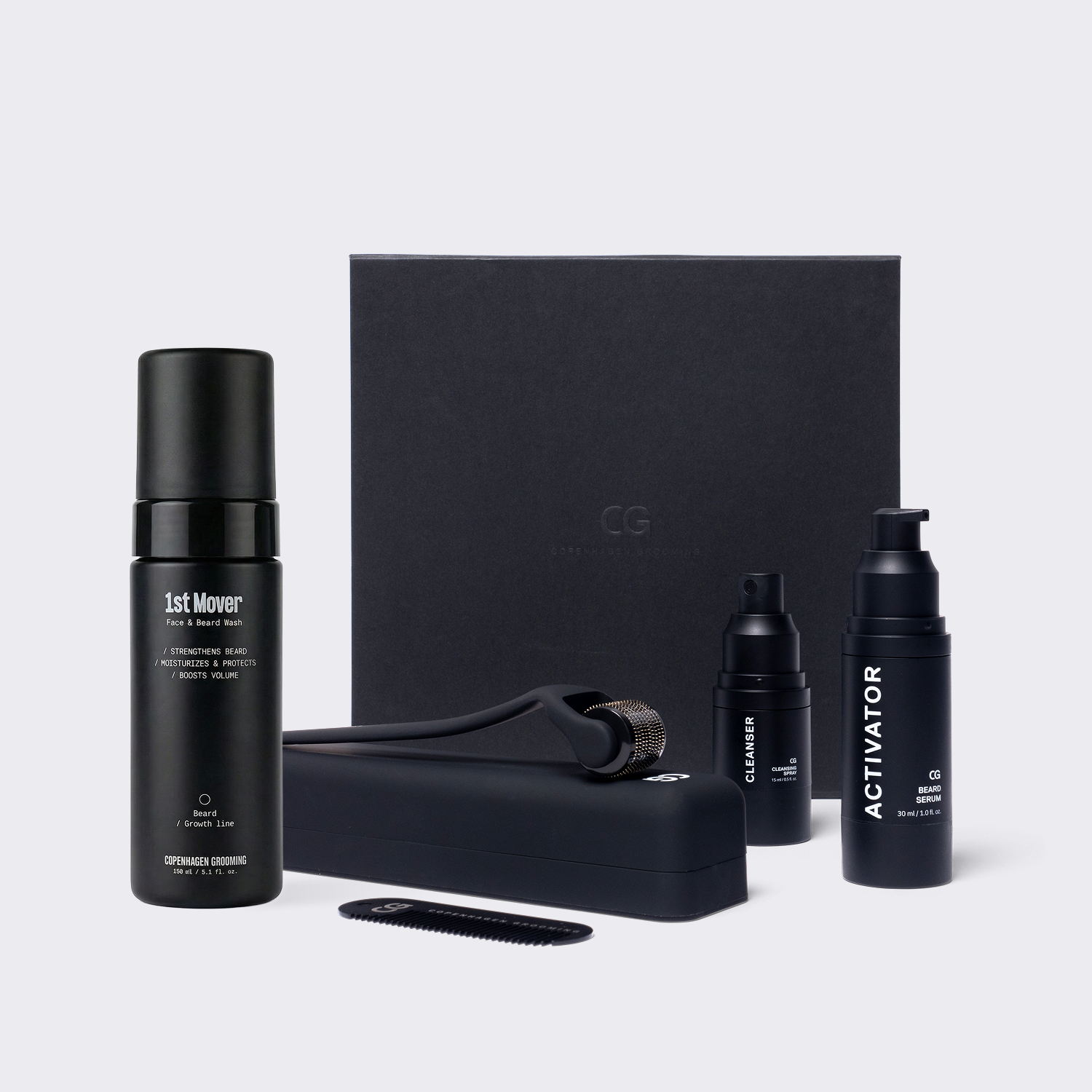 Beard Growth Kit + 1st Mover - 250 Days Supply