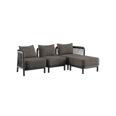 SACKit Kirra Lounge Sofa - 3 seater - Kirra Noir