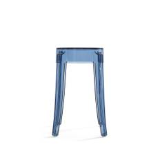 Kartell - Charles Ghost "Basso" H.45 Powder Blue - Taburetter - Philippe Starck - Blå - Plast