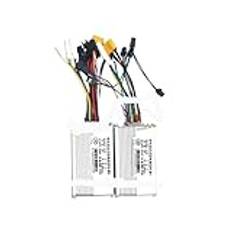 QUENPE Jipin Controller Hall Ingen Hall Motortillbehör, for 36V 48V 52V 60V JP LCD-skärm Elektrisk skoter Power Gasreglage Universal Scooter displaypanel(Dual drive 60V)