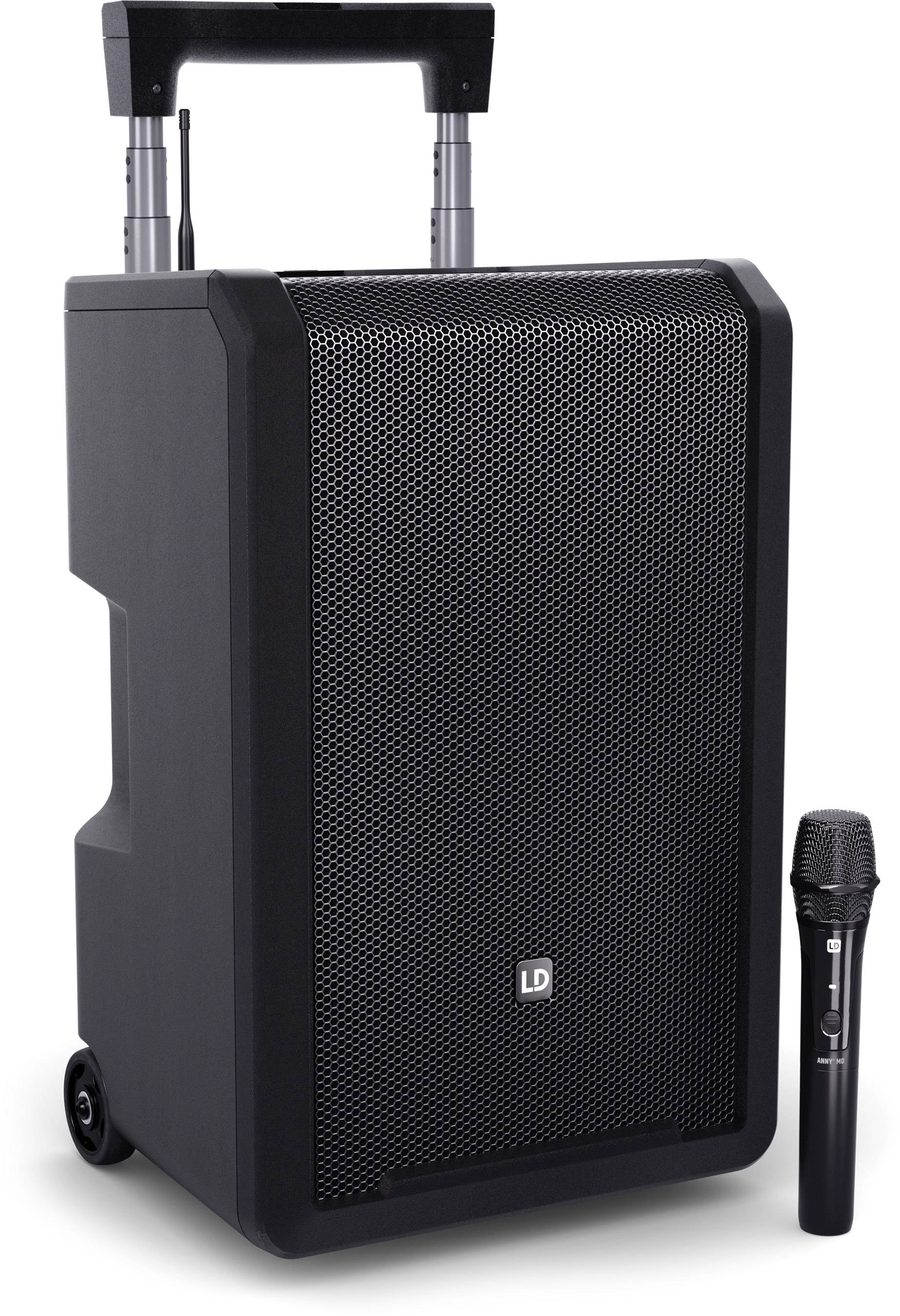 LD Systems ANNY® 10 HHD B6 - 10" Mobiler Bluetooth® PA-Lautsprecher mit Akku, Mixer