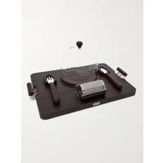 Lorenzi Milano - Ebony and Stainless Steel Parmesan Cheese Set - Men - Brown
