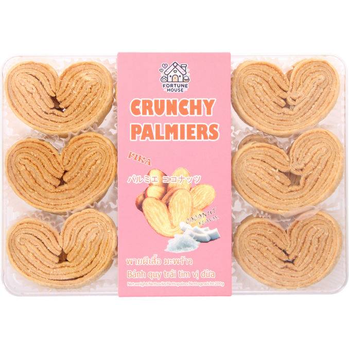 Fortune House Crunchy Palmiers Småkager Kokos