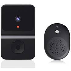 Smart Home Doorbell med kamera - Appstyrd - Svart