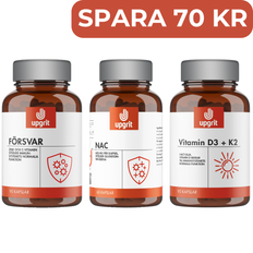 Dynamic Code IMMUNFÖRSVAR - Upgrit Försvar, Vitamin D3+K2 & NAC