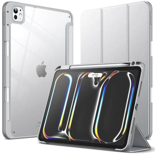 JETech Skyddsfodral för iPad Pro 11" M5/M4 (2025/2024), Silver