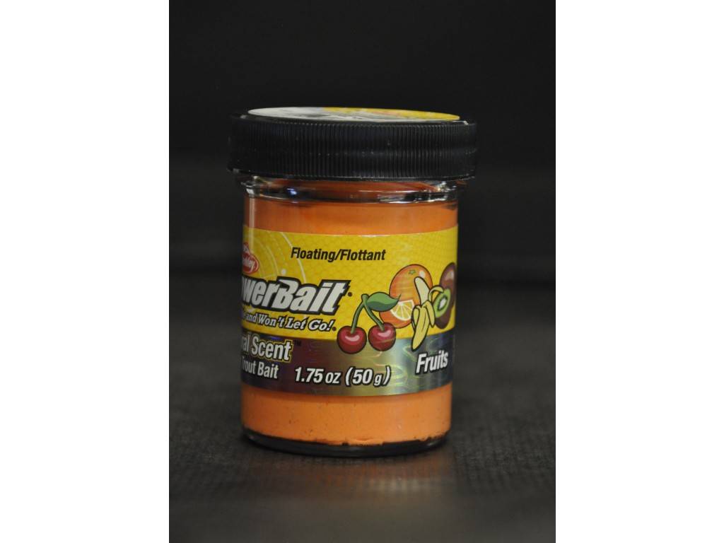 Powerbait N/S Glit. Float. - Banana Boost Fl. Orange