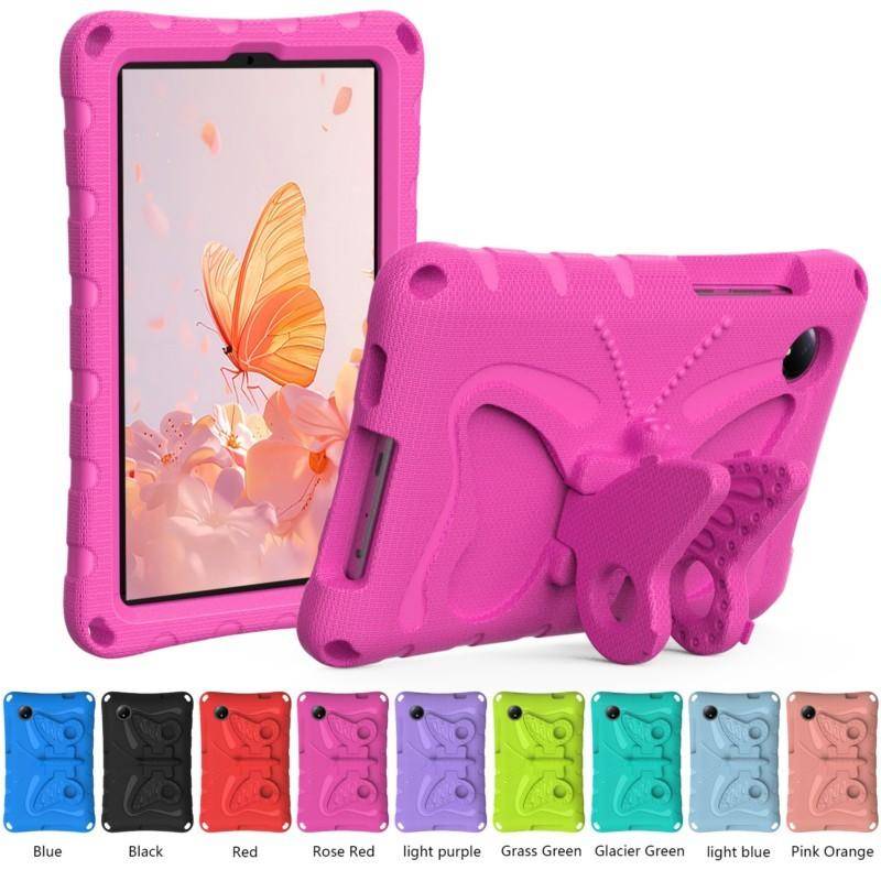 3D Fjäril Ställ EVA Stötsäker Barnsurfplatta Fodral För Samsung Tab A9+ A11 Plus A7 S9 S8 S7 och Redmi Pad SE 8.7  K Pad 8.8  Pad SE 2 Xiaomi Pad