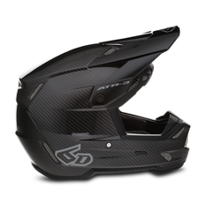 6D ATR-3 Solid Crosshjälm Glansig Svart M
