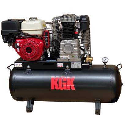 KGK S150/850 benzin kompressor med el-start, 15 bar, 11,7 HK, 150 liter