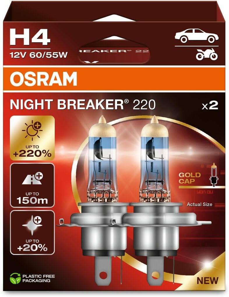 OSRAM Night Breaker 220 – H4
