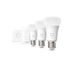 Philips Hue Startpaket 3x 9W White E27