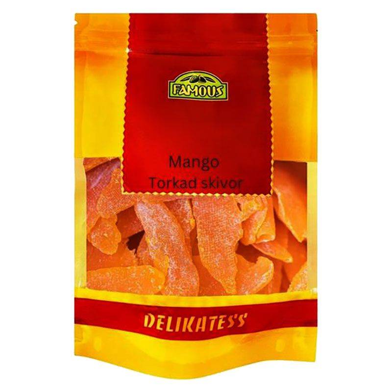 Torkad Mango skivor