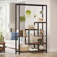 TEMU Display Rack, 5-tier Tall Indoor Plant Stand, Large Metal Plant Shelf, Flower Bonsai Pots Display Rack For Indoor, Garden, Balcony, Living Room