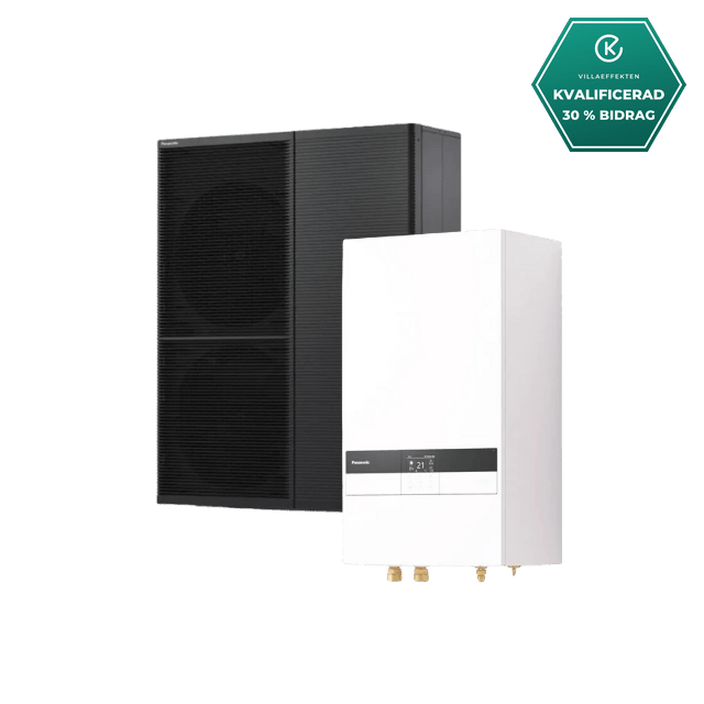 Panasonic 9kW Aquarea M Series T-CAP Bi-block luft-vattenvärmepump