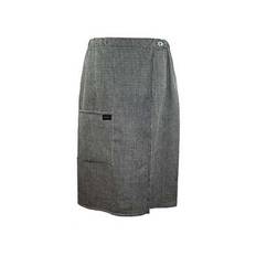 Bastukilt svart våfflad 70 cm