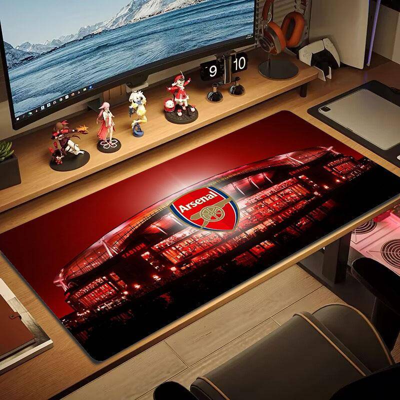 Arsenal F Large Size Mouse Pad Large Gaming Table Cushion Non-slip Laptop Tablet Big Mousepad XXL Mat Mini PC Playmat With Lock edge
