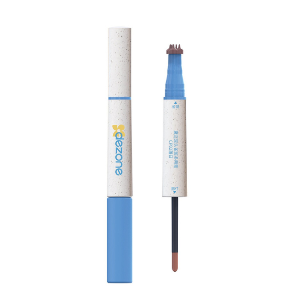 DEZONE - Dual-Ended Multi-Use Freckles & Blush Pen - 4g+1ml - CP02 Sunset Fig - Coral