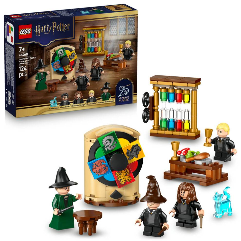 Lego Harry Potter Hogwarts Slott: Sorting Hat Ceremoni - Byggsats Med 4 Minifigurer 76460