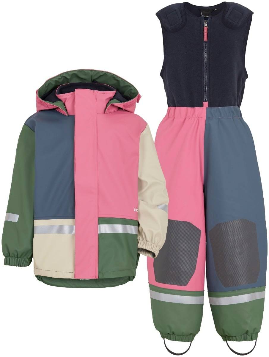 Didriksons - Regnsæt m. fleece fra Didriksons - Boardman Sweet Pink (70)