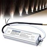 LED-Transformator 24V 60W 2,5A - LED-Strömförsörjning 230V till 24V DC, Konstant Spänning Lågspänning, Vattentät IP67 LED-Nätdel Drivare
