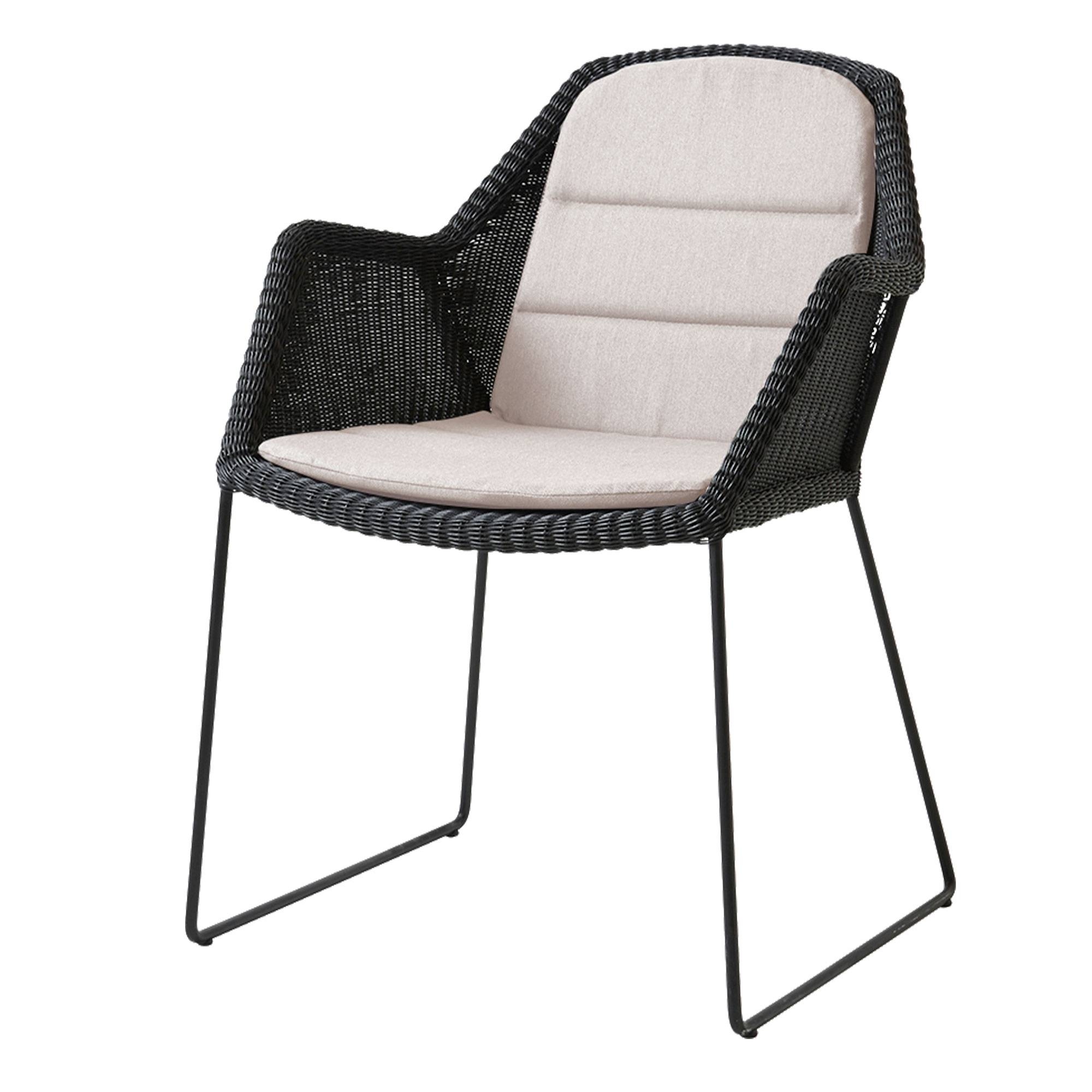 Cane-line Breeze Stol, Black, m/meder Sand, Cane-line Natté