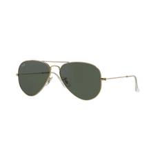 Ray-Ban Aviator RB3025 - Medium Sunglasses Gold/Green Aviator Unisex