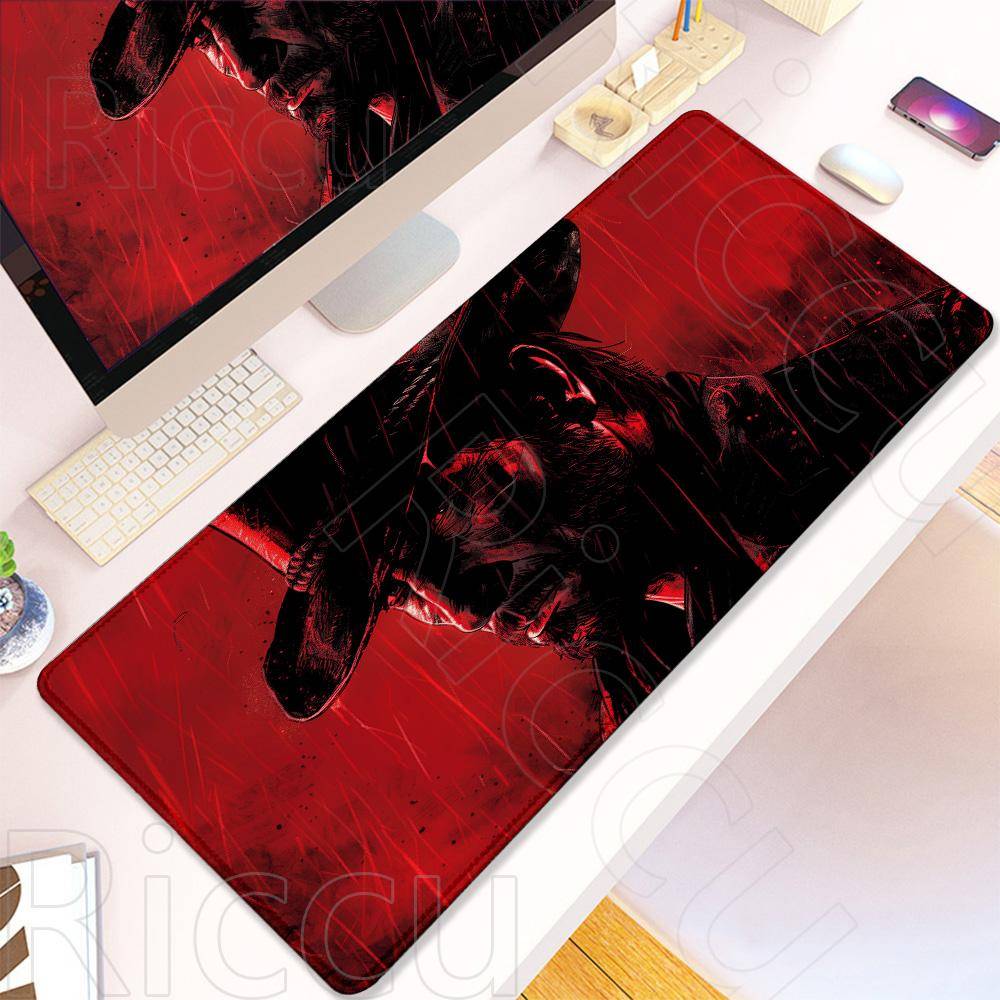 PC-tillbehör HD Red Dead Redemption 2 Speltangentbord Musmatta XXL Spelarbordsmatta Anime Musmatta E-sport Datortillbehör