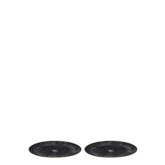 SERAX Plate Dé Set/2 |Black |Ø 24 cm