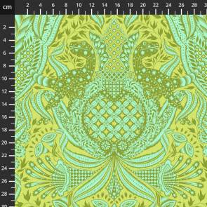Tula Pink - Roar, "GIFT RAPT, Lime".