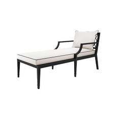 Bella Vista Sun Lounger Black