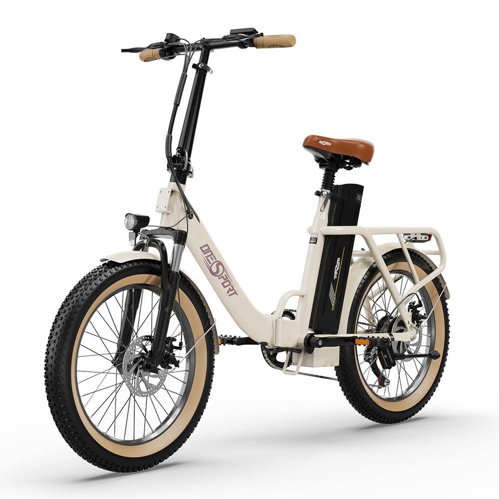 ONESPORT-OT16-2 48V 250W Electric Bike, 48V 17Ah Battery, 60-120KM Range, Folding, Lightweight, LCD Display, Disc Brakes