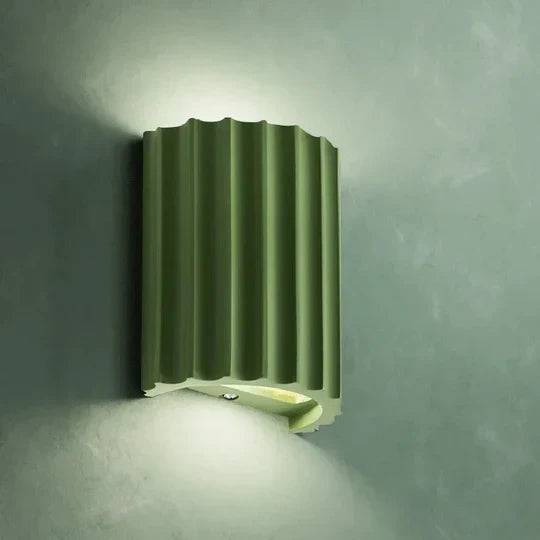 RibbleWall | Stilig Vägglampa i Harsh - Grön