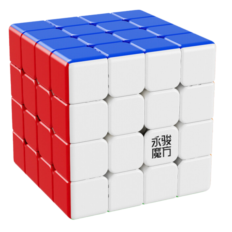 YJ ZhiLong Mini 4x4 Magnetic Stickerless UV Coated - Rubiks Kub