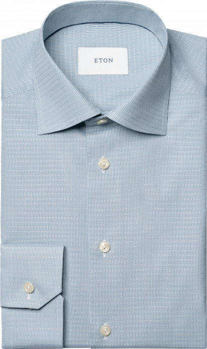 Eton Blå Business Skjorte Med Effekt Contemporary Fit - 42 / L