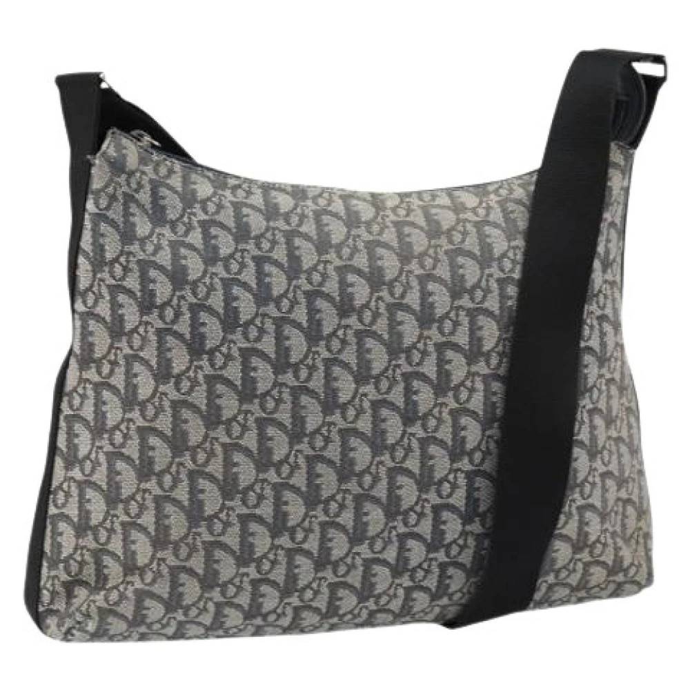 Dior Vintage Pre-owned Vintage Skuldertaske - Vintage - Dame - Blå - ONE SIZE - Uld