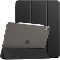 Etui til iPad Air 11 tommer, Slim Stand Cover til iPad Air 11-tommer, Understøtter Touch ID, Auto Vågn/Sov Smart Shell med Gennemskinnelig Ba