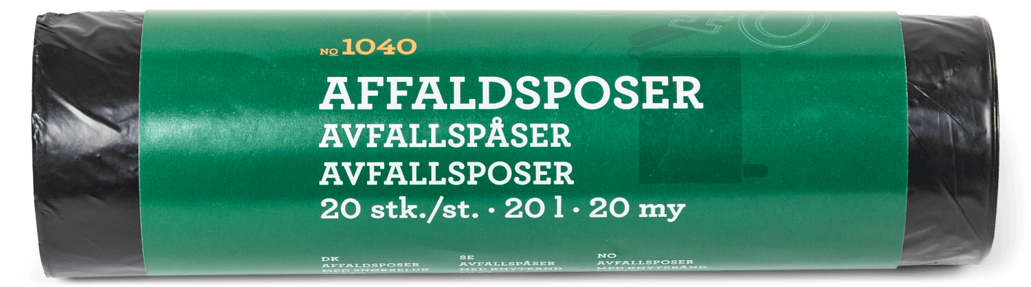 G. Funder Affaldsposer Med Snøreluk 20 Liter 20 st