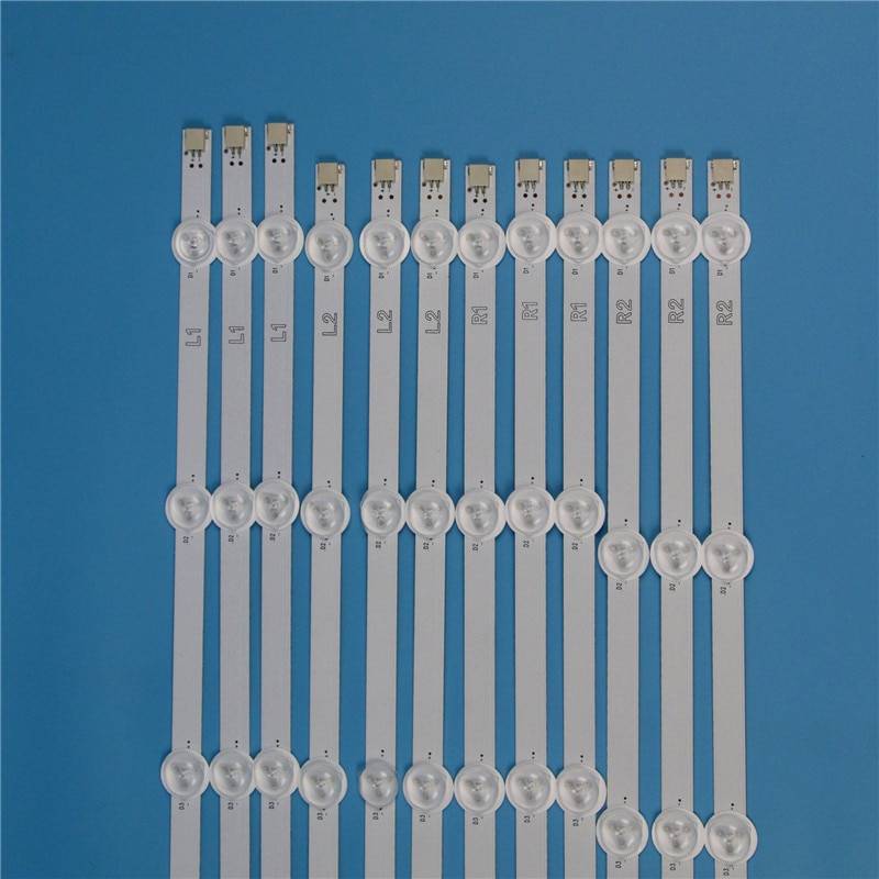 10x LED Bakgrundsbelysning Strip för LG 50" TV